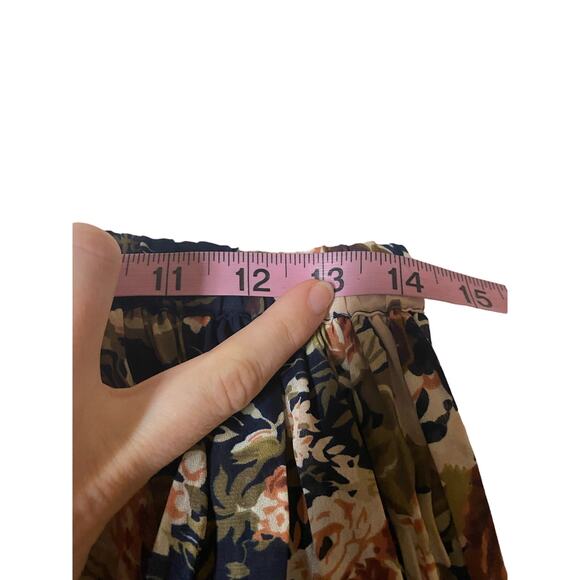 90’s Express floral pleated maxi skirt - Picture 4 of 5
